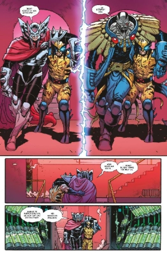 Buchcover und Innenansicht für das Buch: Deadpool/Wolverine (2025) #7-#10