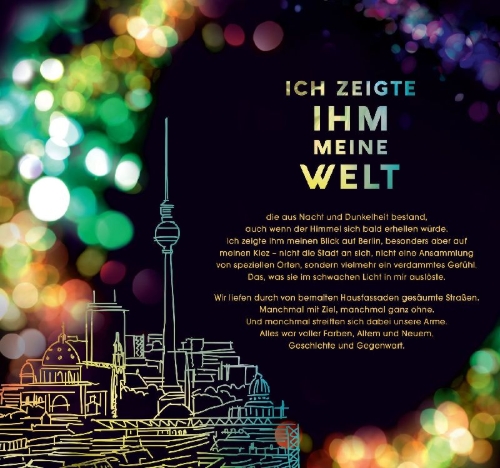 Buchcover und Innenansicht für das Buch: Und du fliegst durch die Nächte