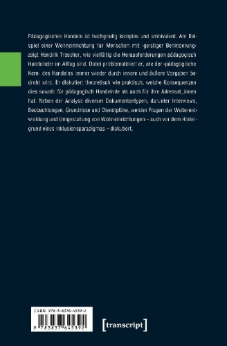 Buchcover und Innenansicht für das Buch: Ambivalenzen pädagogischen Handelns