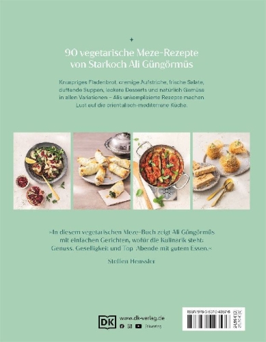Buchcover und Innenansicht für das Buch: Meze vegetarisch