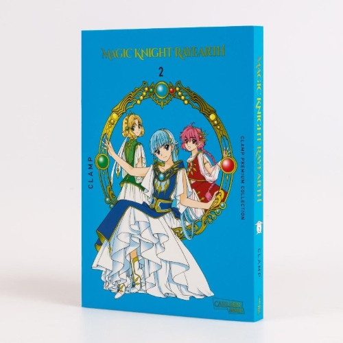Buchcover und Innenansicht für das Buch: Mahou Kishi Rayearth