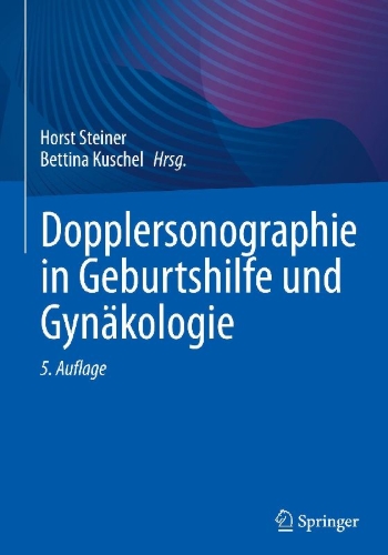 Buchcover und Innenansicht für das Buch: Dopplersonographie in Geburtshilfe und Gynäkologie
