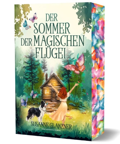 Buchcover und Innenansicht für das Buch: Sommer der magischen Flügel