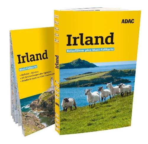 Buchcover und Innenansicht für das Buch: ADAC Reiseführer plus Irland