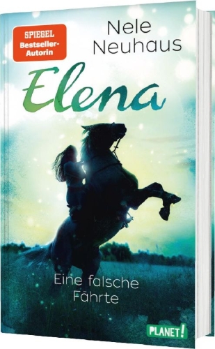 Buchcover und Innenansicht für das Buch: Elena - Ein Leben für Pferde 6: Eine falsche Fährte