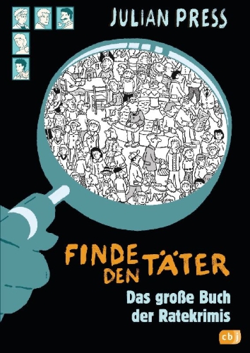 Buchcover und Innenansicht für das Buch: Finde den Täter Sammelband