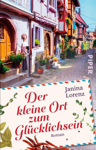 Buchcover und Innenansicht für das Buch: Der kleine Ort zum Glücklichsein
