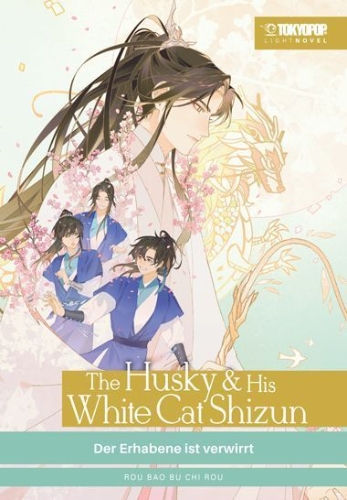 Buchcover und Innenansicht für das Buch: The Husky & His White Cat Shizun Light Novel 02 HARDCOVER