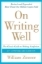 Buchcover und Innenansicht für das Buch: On Writing Well