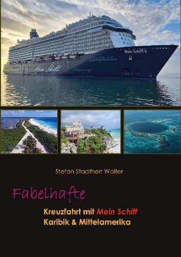 Buchcover und Innenansicht für das Buch: Fabelhafte Kreuzfahrt mit Mein Schiff