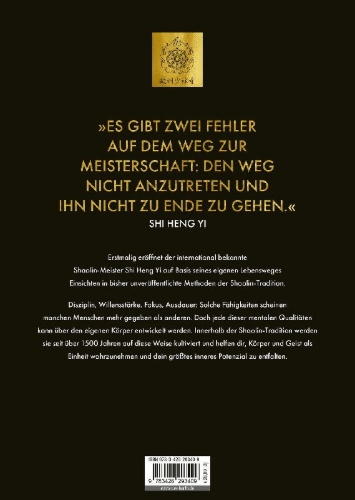 Buchcover und Innenansicht für das Buch: Shaolin Spirit