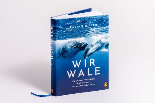Buchcover und Innenansicht für das Buch: Wir Wale