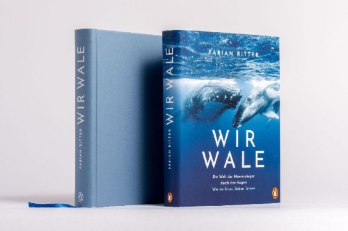 Buchcover und Innenansicht für das Buch: Wir Wale