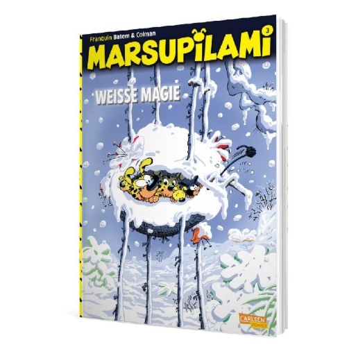 Buchcover und Innenansicht für das Buch: Marsupilami 19 - Magie blanche