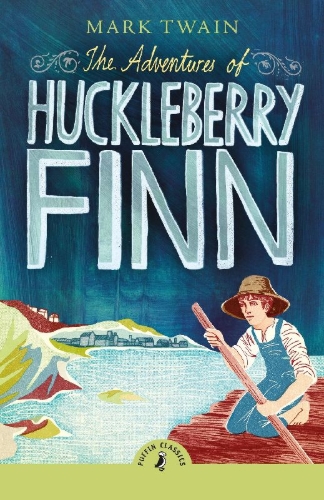 Buchcover und Innenansicht für das Buch: The Adventures of Huckleberry Finn