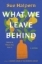 Buchcover und Innenansicht für das Buch: What We Leave Behind