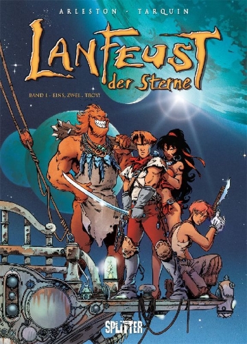 Buchcover und Innenansicht für das Buch: Lanfeust des Étoiles