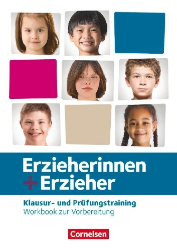 Buchcover und Innenansicht für das Buch: Erzieherinnen + Erzieher - Ausgabe 2020 - Zu allen Bänden - Klausur- und Prüfungstrainer - Workbook