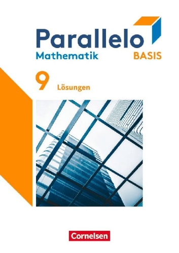 Buchcover und Innenansicht für das Buch: Parallelo Basis 9. Schuljahr - Lösungen zum Schulbuch