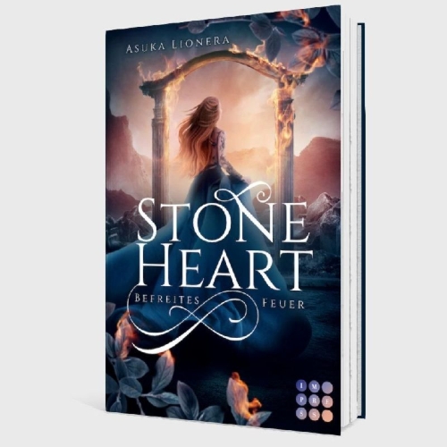 Buchcover und Innenansicht für das Buch: Stoneheart 2: Befreites Feuer