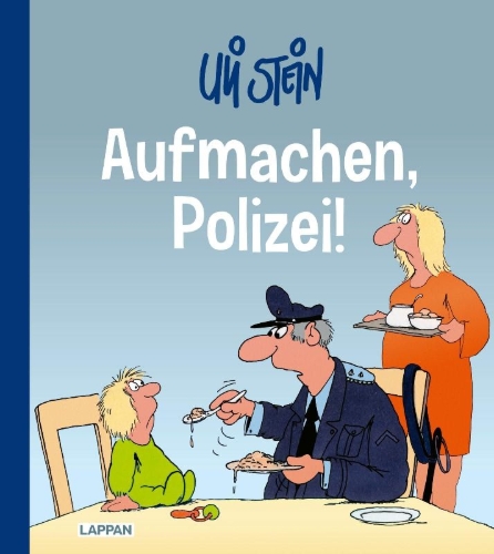 Buchcover und Innenansicht für das Buch: Uli Stein Cartoon-Geschenke: Aufmachen, Polizei!