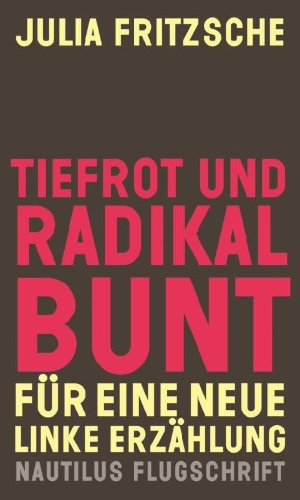 Buchcover und Innenansicht für das Buch: Tiefrot und radikal bunt