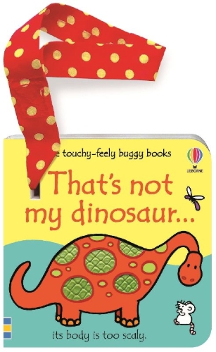 Buchcover und Innenansicht für das Buch: That's not my dinosaur... buggy book