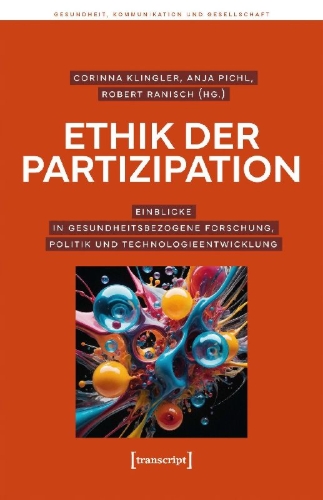 Buchcover und Innenansicht für das Buch: Ethik der Partizipation