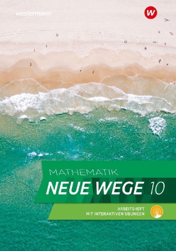 Buchcover und Innenansicht für das Buch: Mathematik Neue Wege SI 10. Arbeitsheft mit  interaktiven Übungen. Für Hamburg