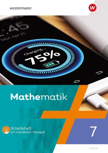 Buchcover und Innenansicht für das Buch: Mathematik 7. Arbeitsheft mit interaktiven Übungen. Hessen
