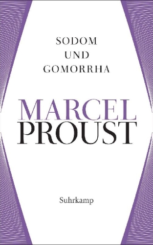 Buchcover und Innenansicht für das Buch: A la recherche du temps perdu. Sodome et Gomorrhe