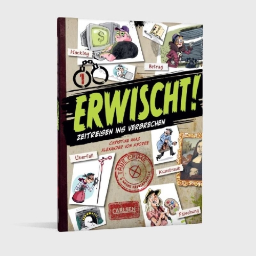 Buchcover und Innenansicht für das Buch: Erwischt!