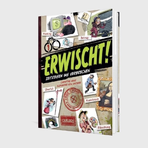 Buchcover und Innenansicht für das Buch: Erwischt!