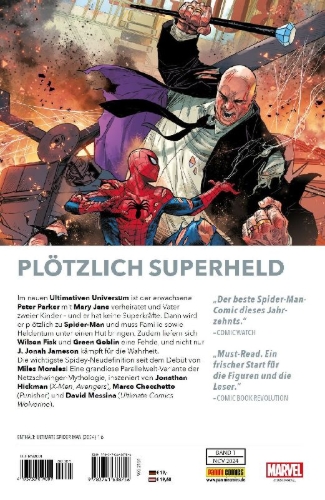 Buchcover und Innenansicht für das Buch: Ultimate Spider-Man