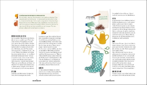 Buchcover und Innenansicht für das Buch: Pluktuin: de mooiste bloemen in kistjes en potte
