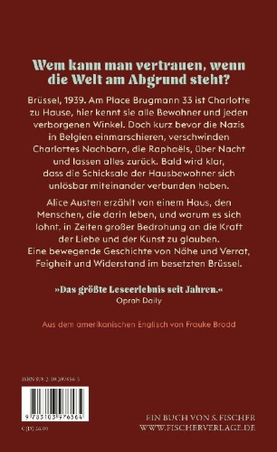 Buchcover und Innenansicht für das Buch: 33 Place Brugmann
