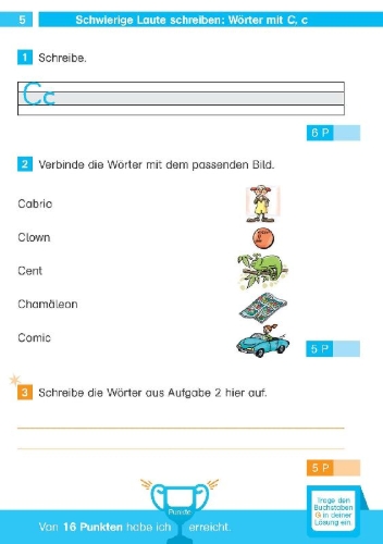Buchcover und Innenansicht für das Buch: Klett Die Deutsch-Helden: Deutsch-Testblock So gut bin ich! 2. Klasse