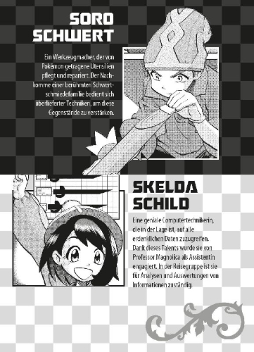 Buchcover und Innenansicht für das Buch: Pokémon - Schwert und Schild 01