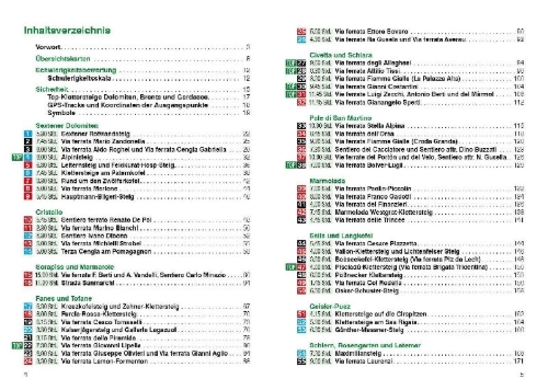 Buchcover und Innenansicht für das Buch: Dolomiten - Brenta - Gardasee