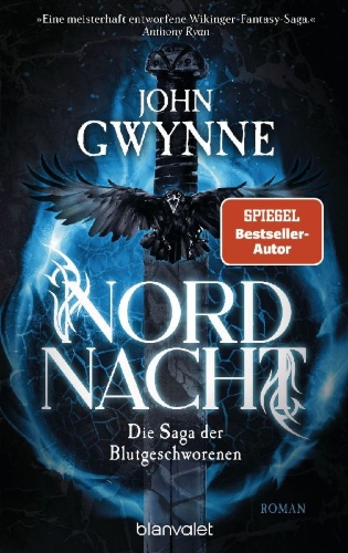 Buchcover und Innenansicht für das Buch: The Shadow of the Gods (The Bloodsworn Saga 1)
