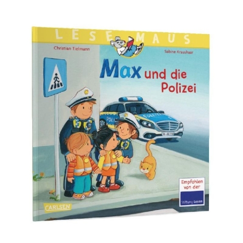 Buchcover und Innenansicht für das Buch: LESEMAUS 15: Max und die Polizei