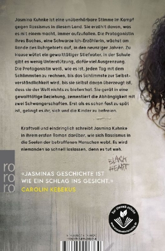 Buchcover und Innenansicht für das Buch: Schwarzes Herz