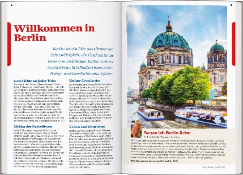 Buchcover und Innenansicht für das Buch: LONELY PLANET Reiseführer Berlin