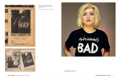 Buchcover und Innenansicht für das Buch: Andy Warhol: The Complete Textiles and Fashion