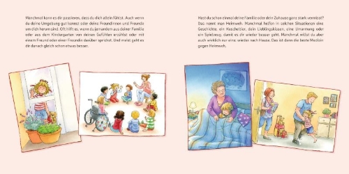 Buchcover und Innenansicht für das Buch: LESEMAUS 97: Conni lernt teilen, vertrauen und sich vertragen