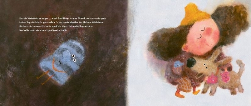 Buchcover und Innenansicht für das Buch: Drei kleine Handschuhe