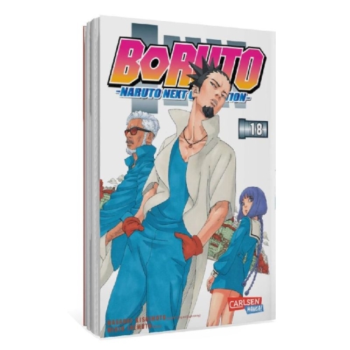 Buchcover und Innenansicht für das Buch: Boruto: Naruto next Generations