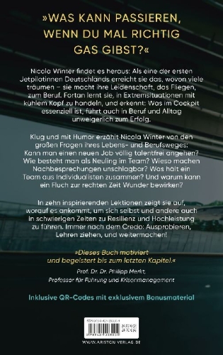 Buchcover und Innenansicht für das Buch: The Sky is No Limit