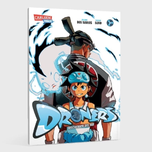 Buchcover und Innenansicht für das Buch: Droners - Tales of Nui