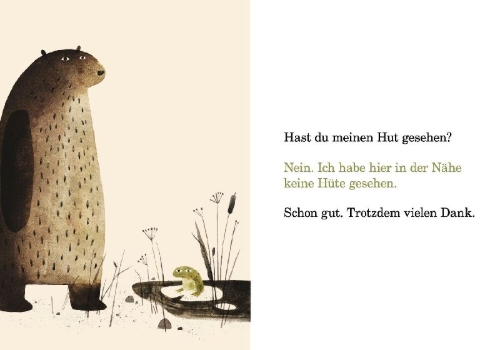 Buchcover und Innenansicht für das Buch: I WANT MY HAT BACK
